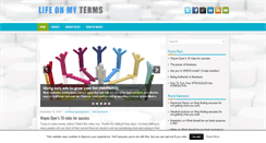 Desktop Screenshot of lifeonmyterms.net